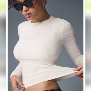 Ribbed Sea Coast Long Sleeve M